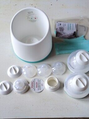Nanobebe Kit Bottles, Caps, Warming Bowl